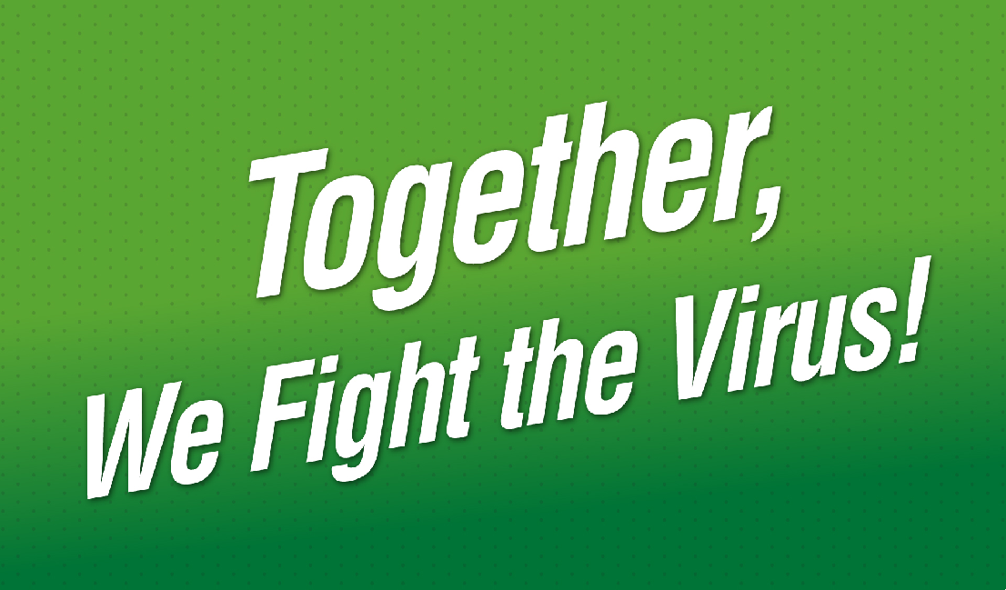 together, we fight the virus!