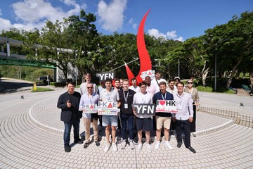 Hong Kong Talent Engage arranged for a delegation of German innovation and technology (I&T) talent to visit Hong Kong and Shenzhen from September 9 to 12 to learn about the entrepreneurial ecosystem, industry support and I&T opportunities in both cities. Photo shows the delegation visiting the Hong Kong University of Science and Technology.